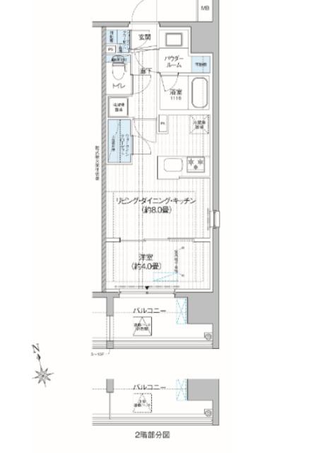 プレミアムフラット三郷ステーションサイト 間取り図画像