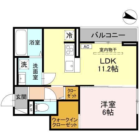 ソレイユ・ウエスト（301） 間取り図画像