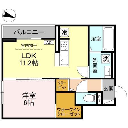 ソレイユ・ウエスト（306） 間取り図画像