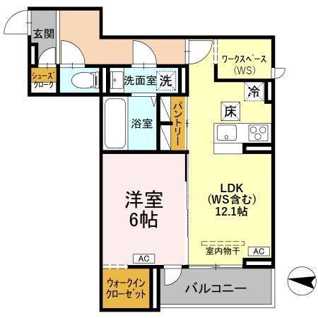ソレイユ・イースト（102） 間取り図画像
