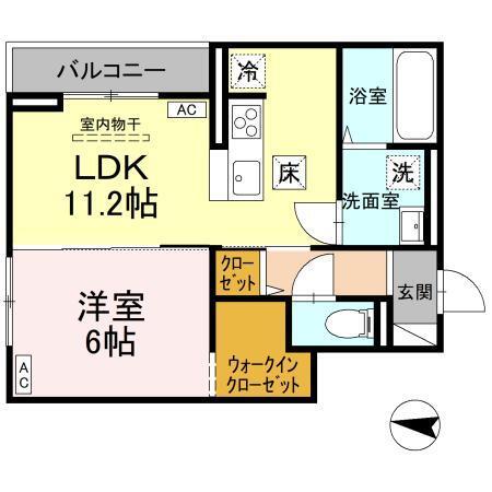 ソレイユ・イースト（106） 間取り図画像