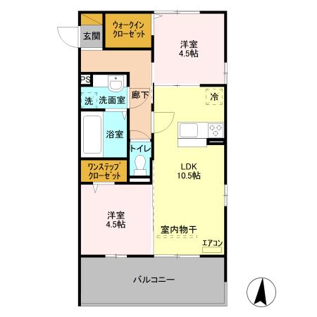 Ｌｕｃｅｎｔｅ　Ⅲ（301） 間取り図画像