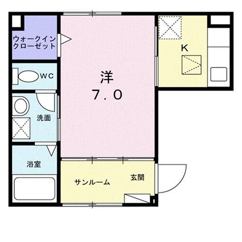 サンシャイン　ヴィラ（105） 間取り図画像