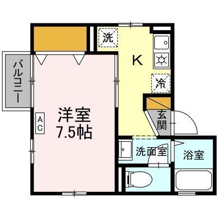 ピュアフラット（103） 間取り図画像