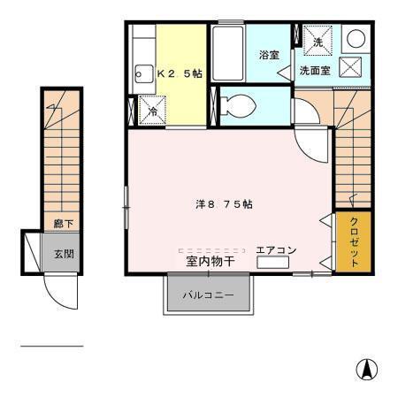 ラ･プランタン（201） 間取り図画像