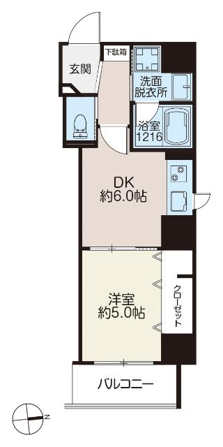 レガルテ外苑東（0401） 間取り図画像