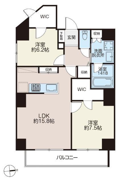 レガルテ外苑東（0601） 間取り図画像
