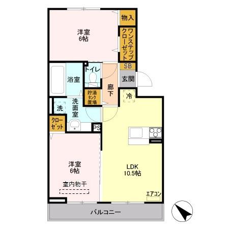 プレジール（302） 間取り図画像