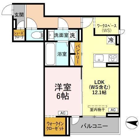 ソレイユ・イースト（302） 間取り図画像