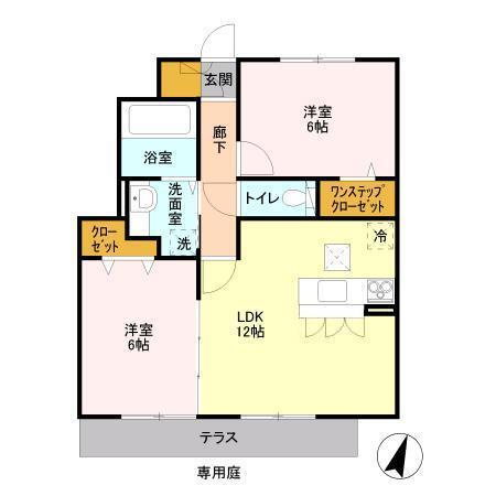 ミ・カーサ（103） 間取り図画像