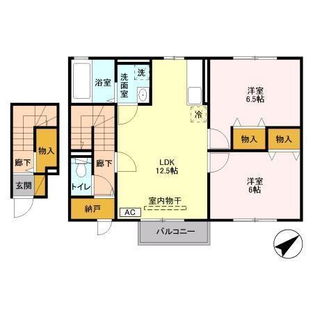 ヴィアノ　Ⅲ棟（202） 間取り図画像