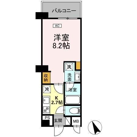グランシード本八幡（902） 間取り図画像