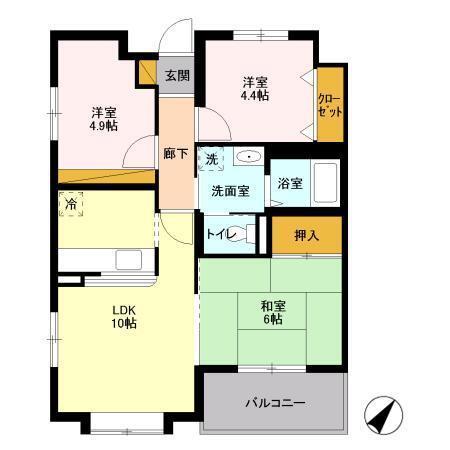 エミネンス№2（101） 間取り図画像