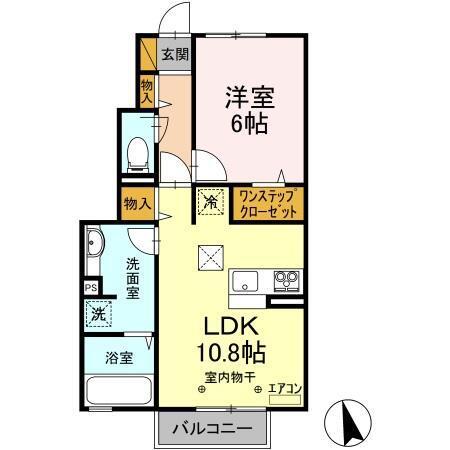 グランメール輝（105） 間取り図画像