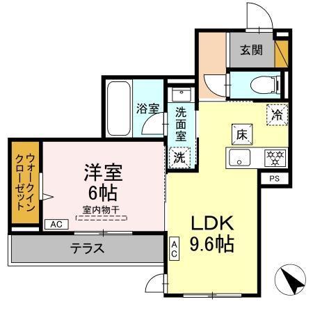 D-Clair（103） 間取り図画像