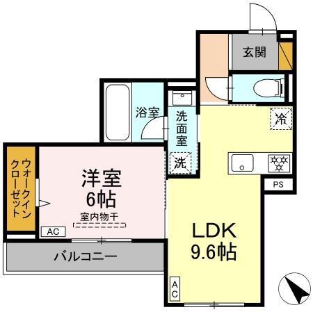 D-Clair（303） 間取り図画像