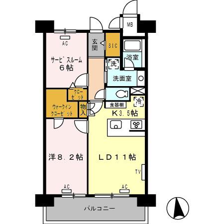 ロイヤルパークス西新井（0420） 間取り図画像