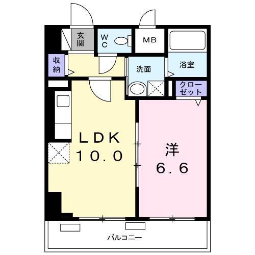 アビタ・ヴァン（1102） 間取り図画像