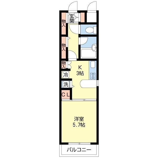 オリーブガーデン 間取り図画像