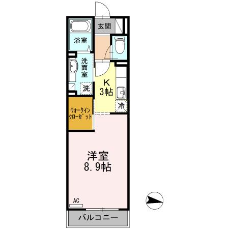 ラ・カーサ・ミア（206） 間取り図画像