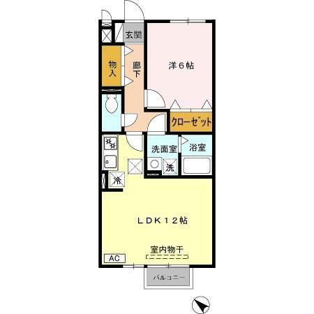 ルミエール　B棟（103） 間取り図画像