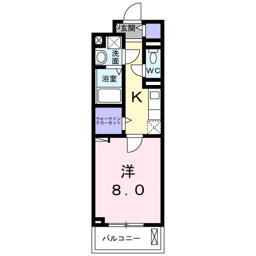 スプレッド与野（301） 間取り図画像