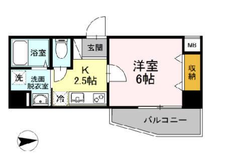 エントピアパレス（607） 間取り図画像