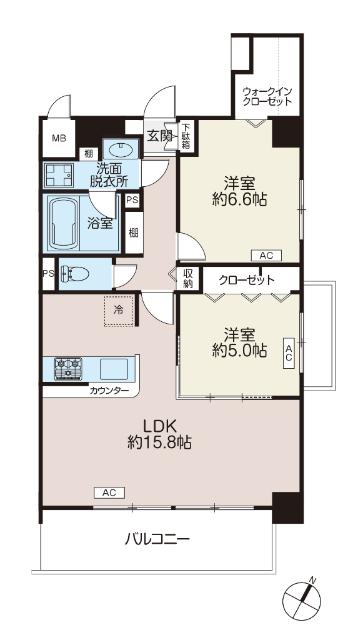 メルヴェーユイイダ志村（0501） 間取り図画像