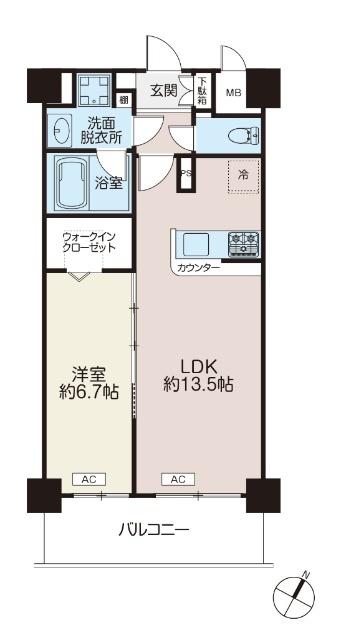 メルヴェーユイイダ志村 間取り図画像