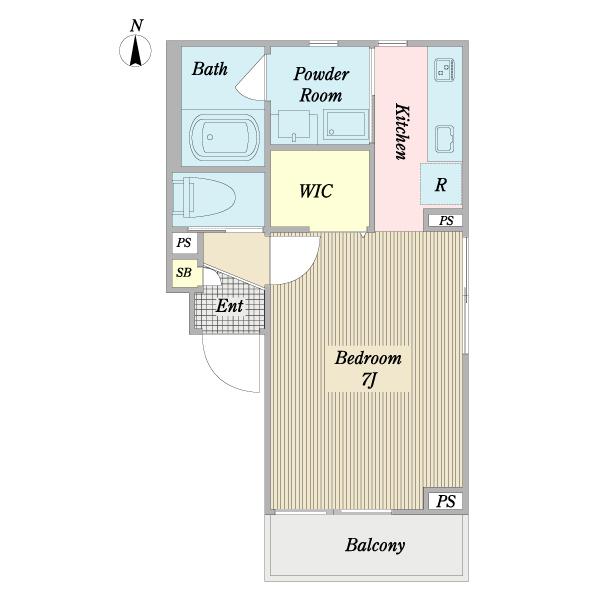 角部屋、使いやすい洋室