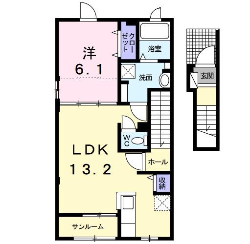 アルマナック　ハウス（203） 間取り図画像