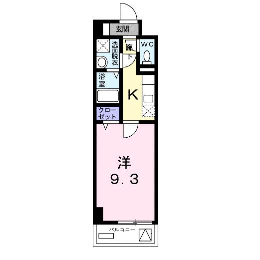 プレシュ磯子（405） 間取り図画像