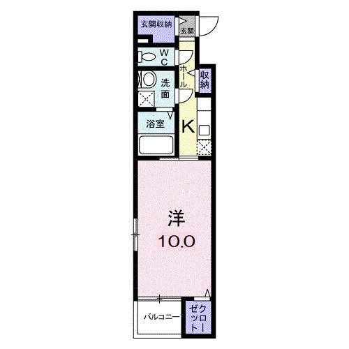 クレメント中浦和（406） 間取り図画像