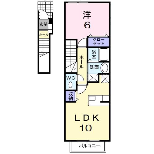 プラウド幕張本郷Ⅵ（202） 間取り図画像