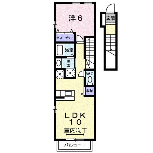 アメティスタ西新井（202） 間取り図画像