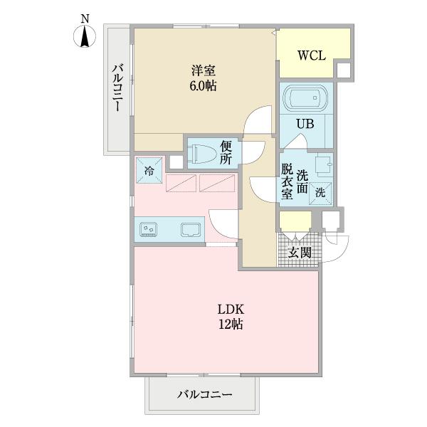ＨＡＰＰＹ　ＢＥＬＬ　白山（0302） 間取り図画像