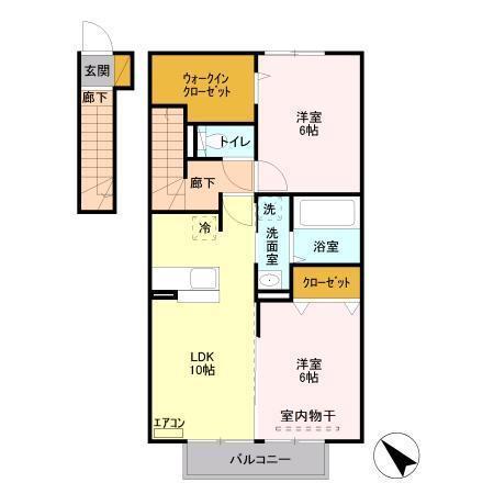 ラ メゾン（203） 間取り図画像