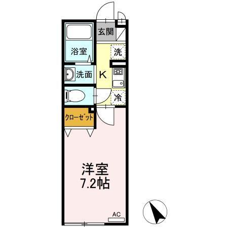 パークヒルズ白糸台（105） 間取り図画像