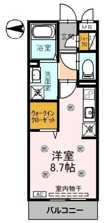 フェルカ（208） 間取り図画像
