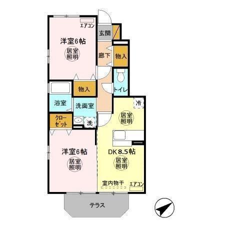  間取り図写真