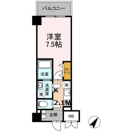 ＴＲＥ ＬＵＣＥ横濱関内（803） 間取り図画像