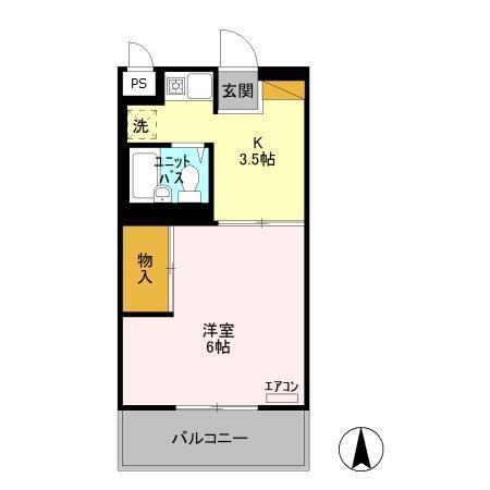 リジェール大久保Ⅲ（201） 間取り図画像