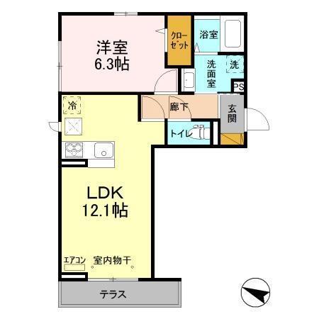 メルヴェイユおおたかの森Ⅱ（103） 間取り図画像