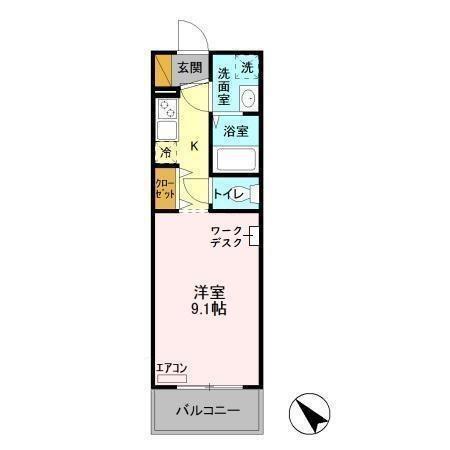 Magnolia cout［マグノリアコート］（205） 間取り図画像