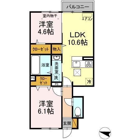 アレグリア（105） 間取り図画像