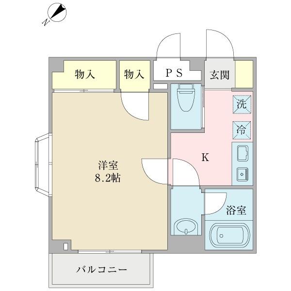 ヤングフォンティーヌ（0301） 間取り図画像
