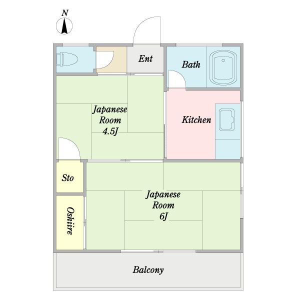 第１関敏ハイツ（0101） 間取り図画像