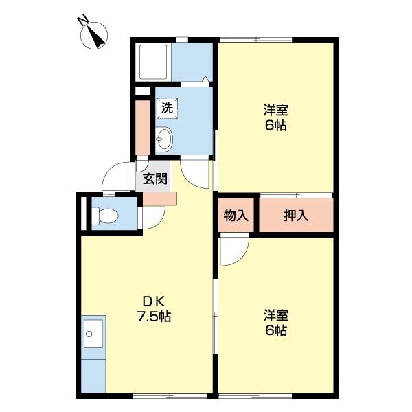 メゾン・ベルビ（0203） 間取り図画像