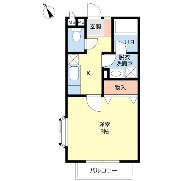 リバーサイド　Ｂ（0207） 間取り図画像