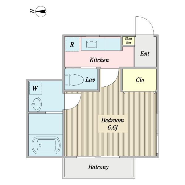 ヴィオラ富士見（0201） 間取り図画像